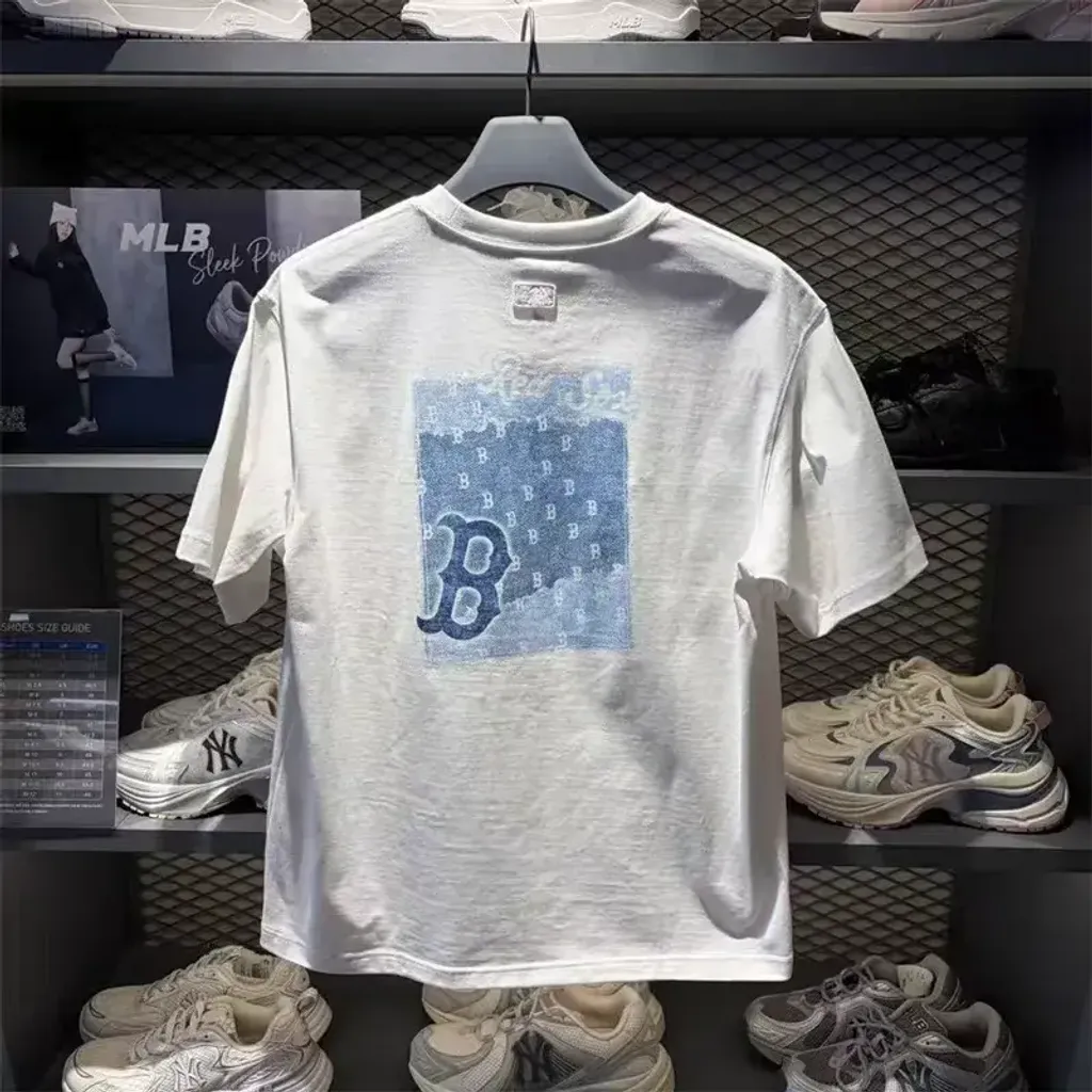 JuzBeauty_JuzBeautyMalaysia_JuzPretty_Authentic_Kbeauty_Malaysia_Skin_Care_Cosmetics_K-Beauty_Health_Care_korean_streetwear_US_Luxury_MLB Vintage Denim-Like Monotiv Overfit Short Sleeve T-Shirt Tee 3ATSM0763 上衣16