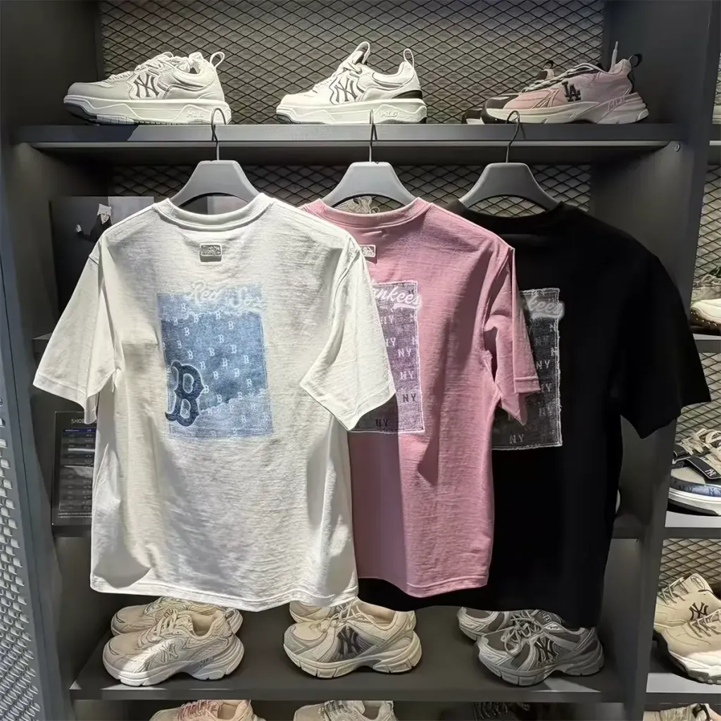 JuzBeauty_JuzBeautyMalaysia_JuzPretty_Authentic_Kbeauty_Malaysia_Skin_Care_Cosmetics_K-Beauty_Health_Care_korean_streetwear_US_Luxury_MLB Vintage Denim-Like Monotiv Overfit Short Sleeve T-Shirt Tee 3ATSM0763 上衣13