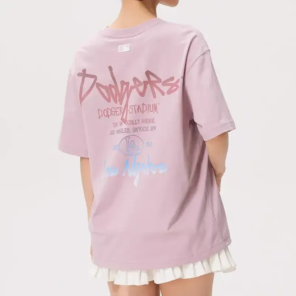 JuzBeauty_JuzBeautyMalaysia_JuzPretty_Authentic_Kbeauty_Malaysia_Skin_Care_Cosmetics_K-Beauty_Health_Care_korean_streetwear_US_Luxury_MLB Basic Street Color Letter Overfit Short Sleeve T-Shirt Tee 3ATSB1563 上衣25