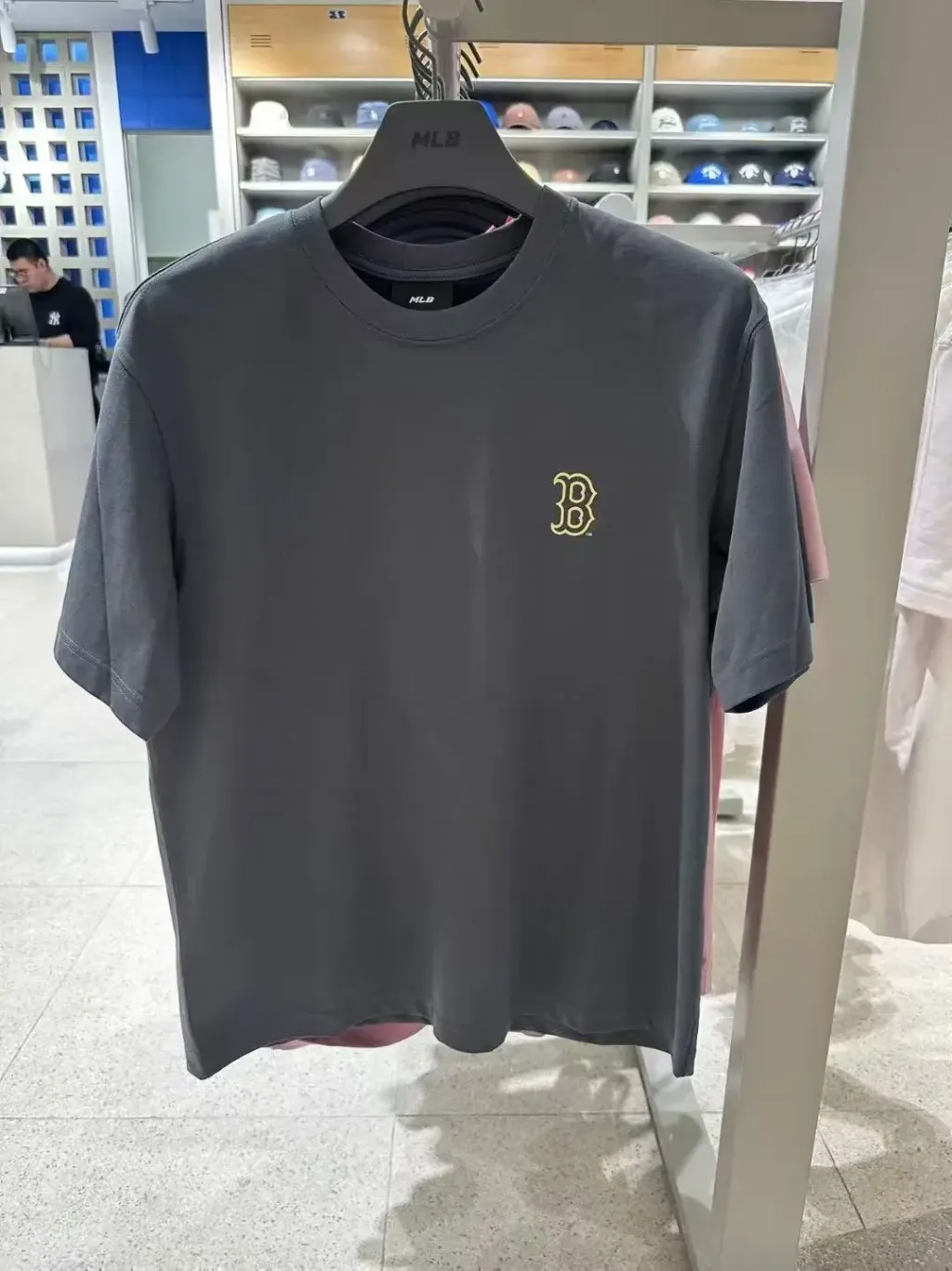 JuzBeauty_JuzBeautyMalaysia_JuzPretty_Authentic_Kbeauty_Malaysia_Skin_Care_Cosmetics_K-Beauty_Health_Care_korean_streetwear_US_Luxury_MLB Basic Street Color Letter Overfit Short Sleeve T-Shirt Tee 3ATSB1563 上衣11