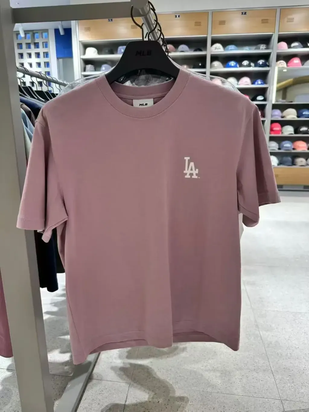 JuzBeauty_JuzBeautyMalaysia_JuzPretty_Authentic_Kbeauty_Malaysia_Skin_Care_Cosmetics_K-Beauty_Health_Care_korean_streetwear_US_Luxury_MLB Basic Street Color Letter Overfit Short Sleeve T-Shirt Tee 3ATSB1563 上衣9