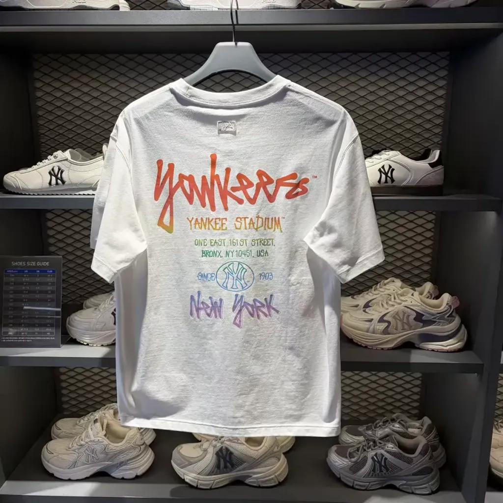 JuzBeauty_JuzBeautyMalaysia_JuzPretty_Authentic_Kbeauty_Malaysia_Skin_Care_Cosmetics_K-Beauty_Health_Care_korean_streetwear_US_Luxury_MLB Basic Street Color Letter Overfit Short Sleeve T-Shirt Tee 3ATSB1563 上衣18