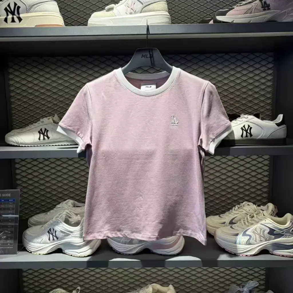 JuzBeauty_JuzBeautyMalaysia_JuzPretty_Authentic_Kbeauty_Malaysia_Skin_Care_Cosmetics_K-Beauty_Health_Care_korean_streetwear_US_Luxury_MLB Women's Basic Small Logo Ringer T-Shirt Tee 3FTSB0263 女款上衣16