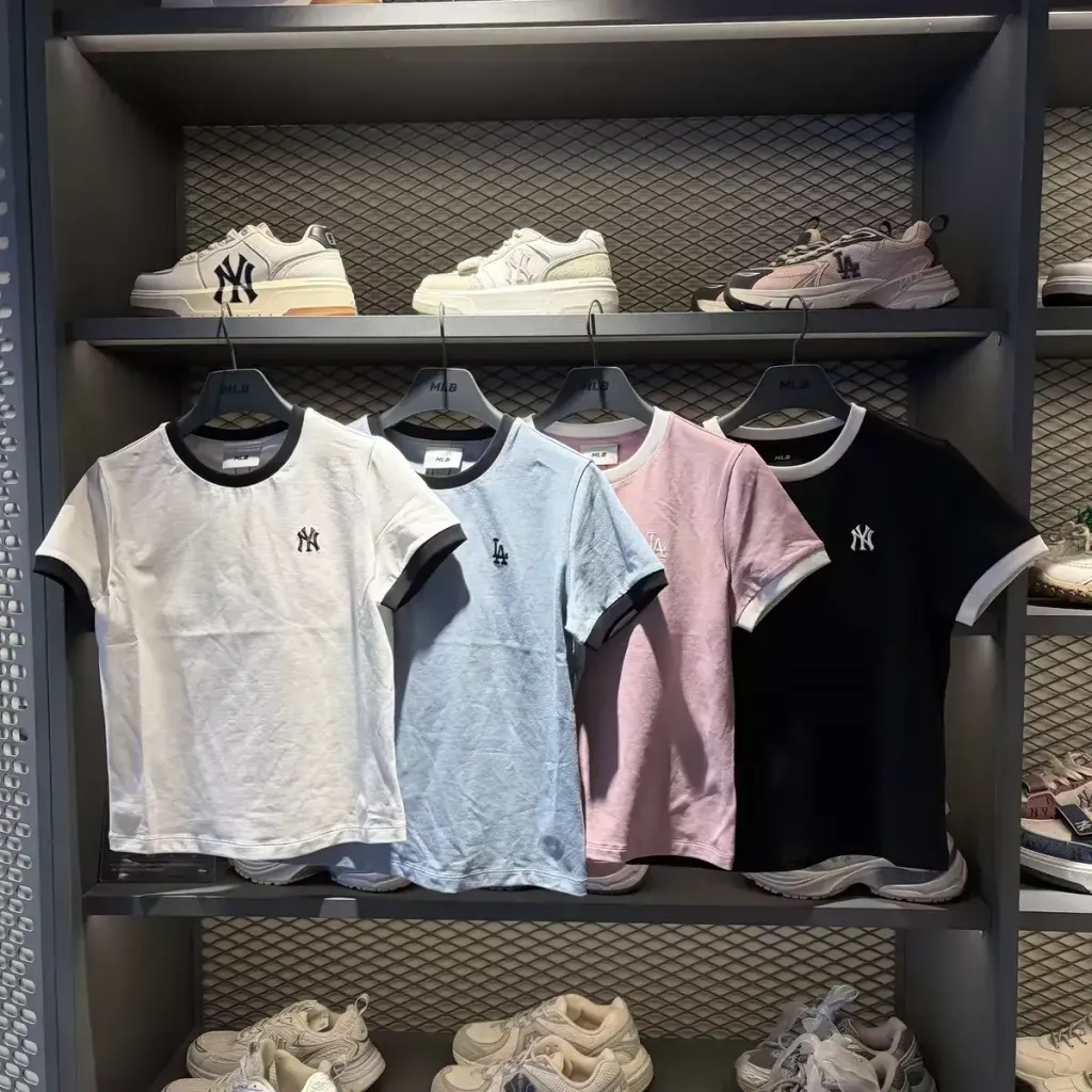 JuzBeauty_JuzBeautyMalaysia_JuzPretty_Authentic_Kbeauty_Malaysia_Skin_Care_Cosmetics_K-Beauty_Health_Care_korean_streetwear_US_Luxury_MLB Women's Basic Small Logo Ringer T-Shirt Tee 3FTSB0263 女款上衣11