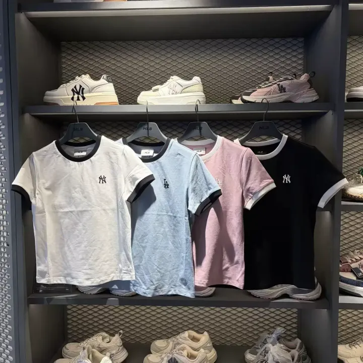 JuzBeauty_JuzBeautyMalaysia_JuzPretty_Authentic_Kbeauty_Malaysia_Skin_Care_Cosmetics_K-Beauty_Health_Care_korean_streetwear_US_Luxury_MLB Women's Basic Small Logo Ringer T-Shirt Tee 3FTSB0263 女款上衣11