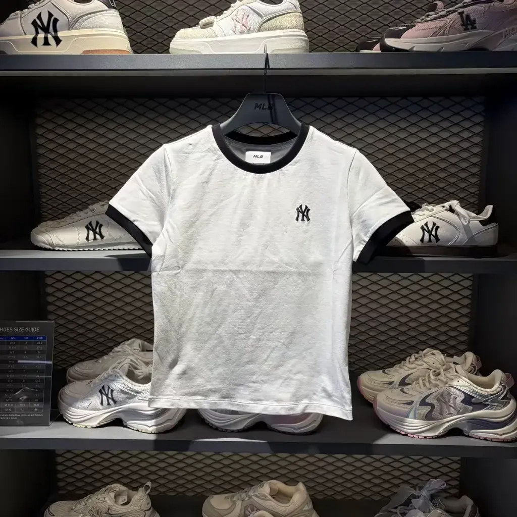 JuzBeauty_JuzBeautyMalaysia_JuzPretty_Authentic_Kbeauty_Malaysia_Skin_Care_Cosmetics_K-Beauty_Health_Care_korean_streetwear_US_Luxury_MLB Women's Basic Small Logo Ringer T-Shirt Tee 3FTSB0263 女款上衣13