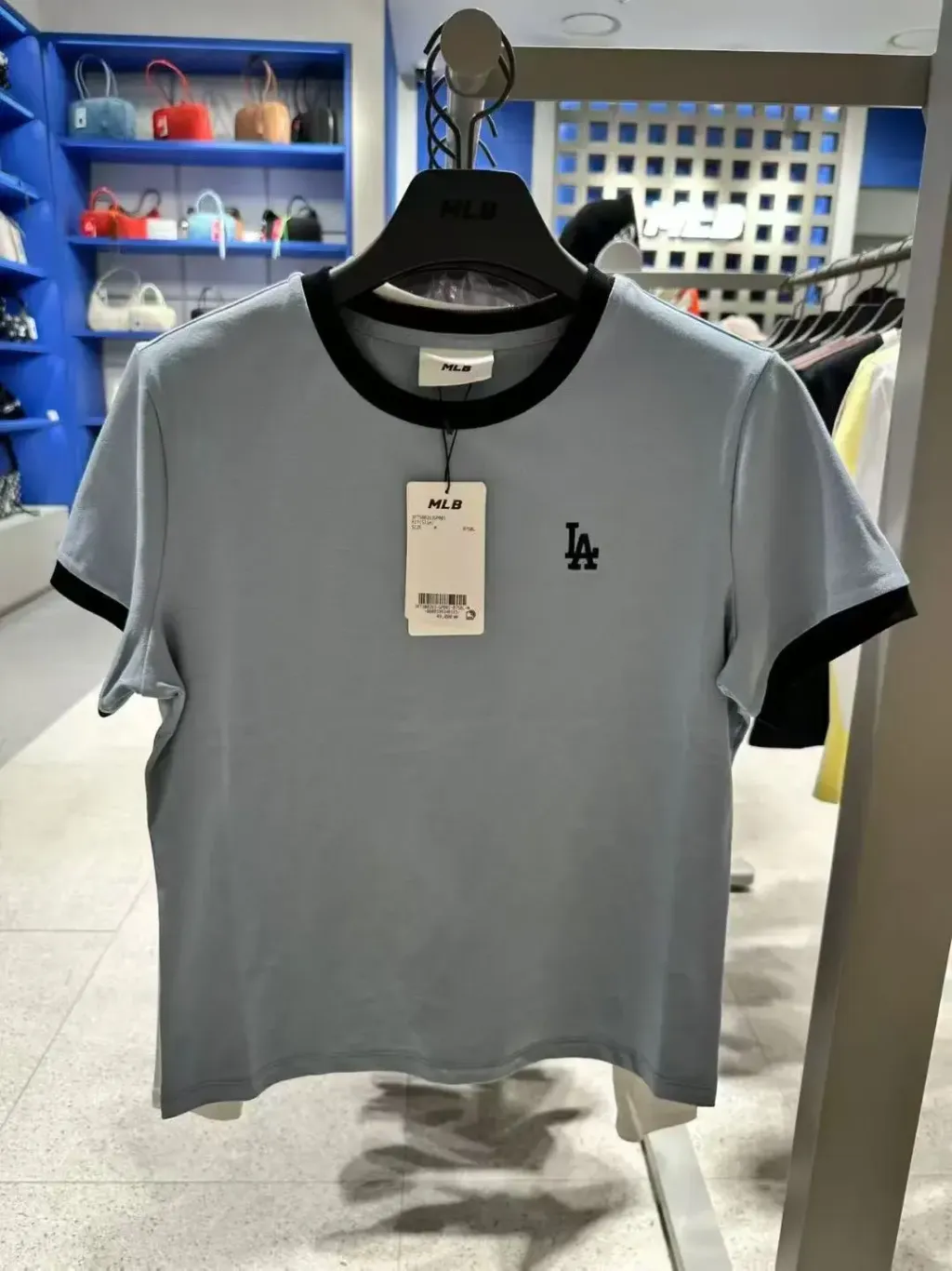 JuzBeauty_JuzBeautyMalaysia_JuzPretty_Authentic_Kbeauty_Malaysia_Skin_Care_Cosmetics_K-Beauty_Health_Care_korean_streetwear_US_Luxury_MLB Women's Basic Small Logo Ringer T-Shirt Tee 3FTSB0263 女款上衣8