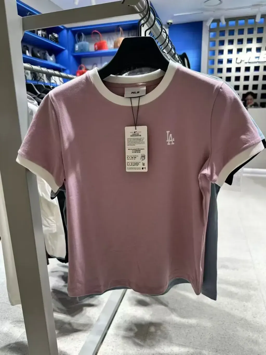 JuzBeauty_JuzBeautyMalaysia_JuzPretty_Authentic_Kbeauty_Malaysia_Skin_Care_Cosmetics_K-Beauty_Health_Care_korean_streetwear_US_Luxury_MLB Women's Basic Small Logo Ringer T-Shirt Tee 3FTSB0263 女款上衣9