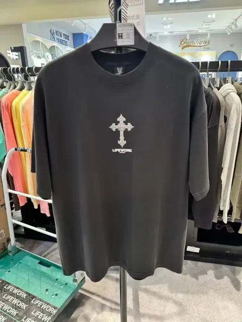 JuzBeauty_JuzBeautyMalaysia_JuzPretty_Authentic_Kbeauty_Malaysia_Skin_Care_Cosmetics_K-Beauty_Health_Care_korean_streetwear_US_Luxury_LIFEWORK Garment Chrome Short Sleeve T-Shirt Tee LW252TS416 上衣3