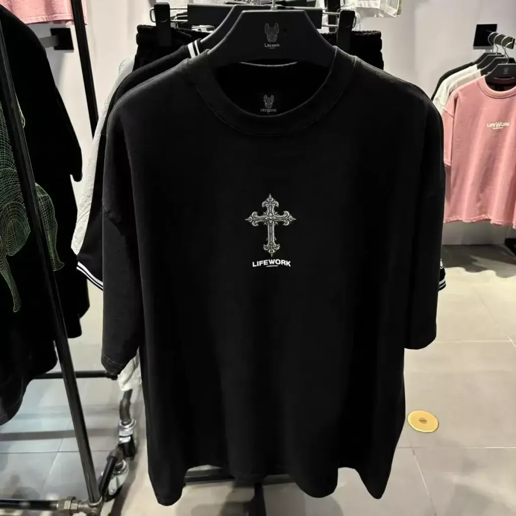 JuzBeauty_JuzBeautyMalaysia_JuzPretty_Authentic_Kbeauty_Malaysia_Skin_Care_Cosmetics_K-Beauty_Health_Care_korean_streetwear_US_Luxury_LIFEWORK Garment Chrome Short Sleeve T-Shirt Tee LW252TS416 上衣9