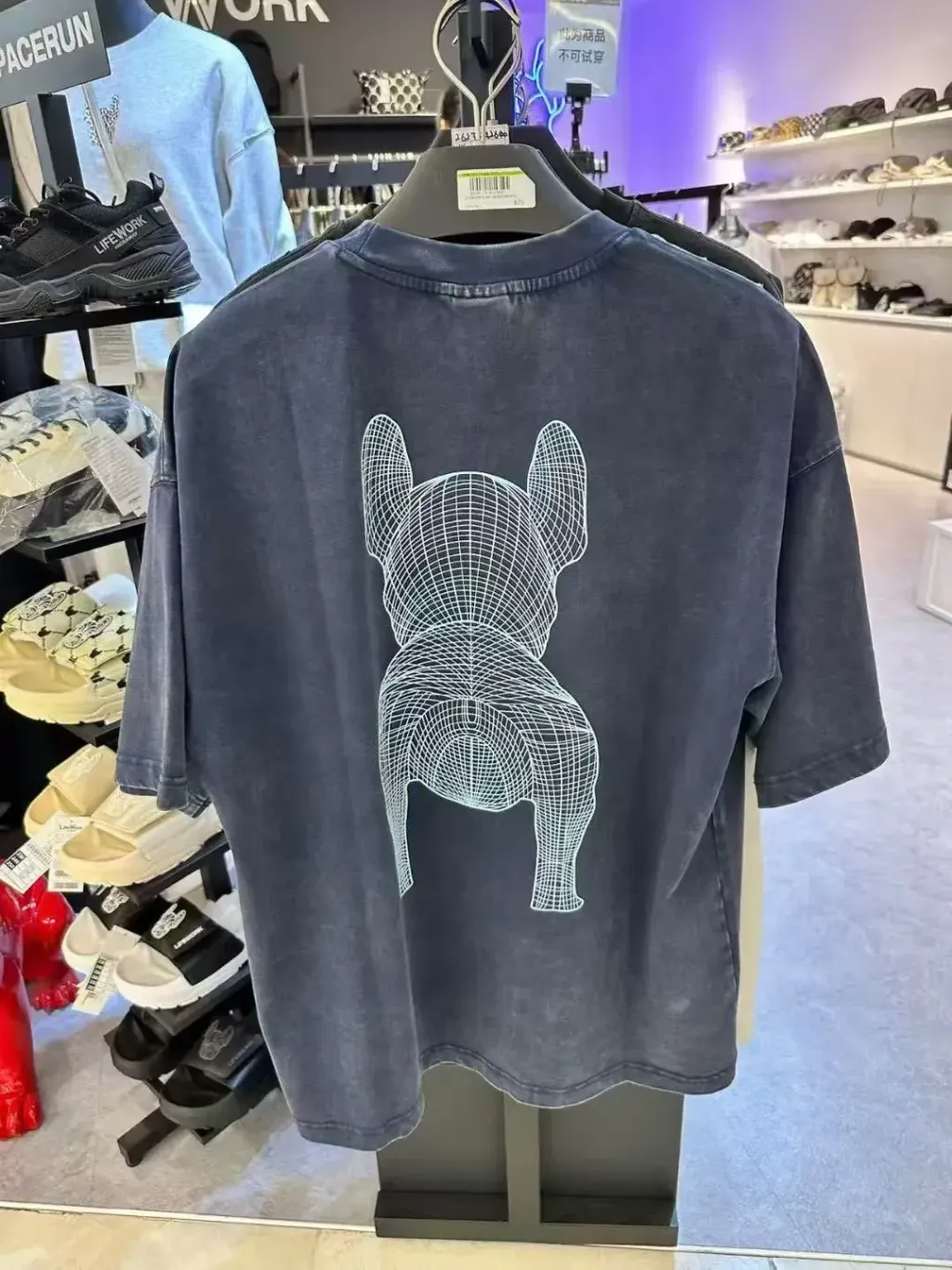 JuzBeauty_JuzBeautyMalaysia_JuzPretty_Authentic_Kbeauty_Malaysia_Skin_Care_Cosmetics_K-Beauty_Health_Care_korean_streetwear_US_Luxury_LIFEWORK Garment-dyed Big Radog Short Sleeve T-Shirt Tee LW265TS991 上衣2