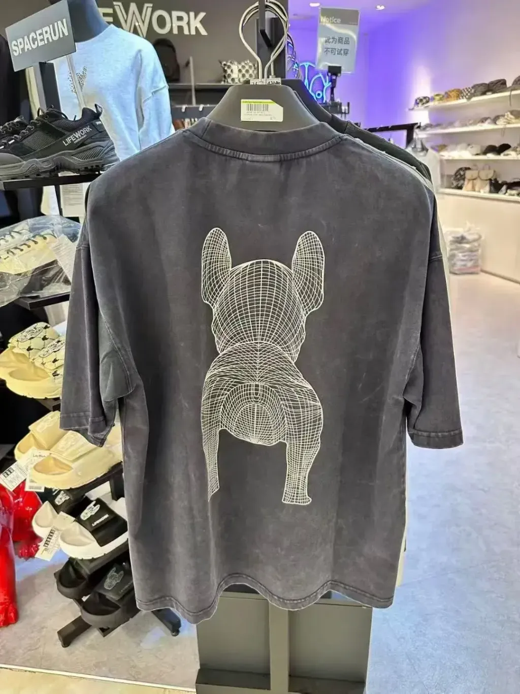 JuzBeauty_JuzBeautyMalaysia_JuzPretty_Authentic_Kbeauty_Malaysia_Skin_Care_Cosmetics_K-Beauty_Health_Care_korean_streetwear_US_Luxury_LIFEWORK Garment-dyed Big Radog Short Sleeve T-Shirt Tee LW265TS991 上衣6