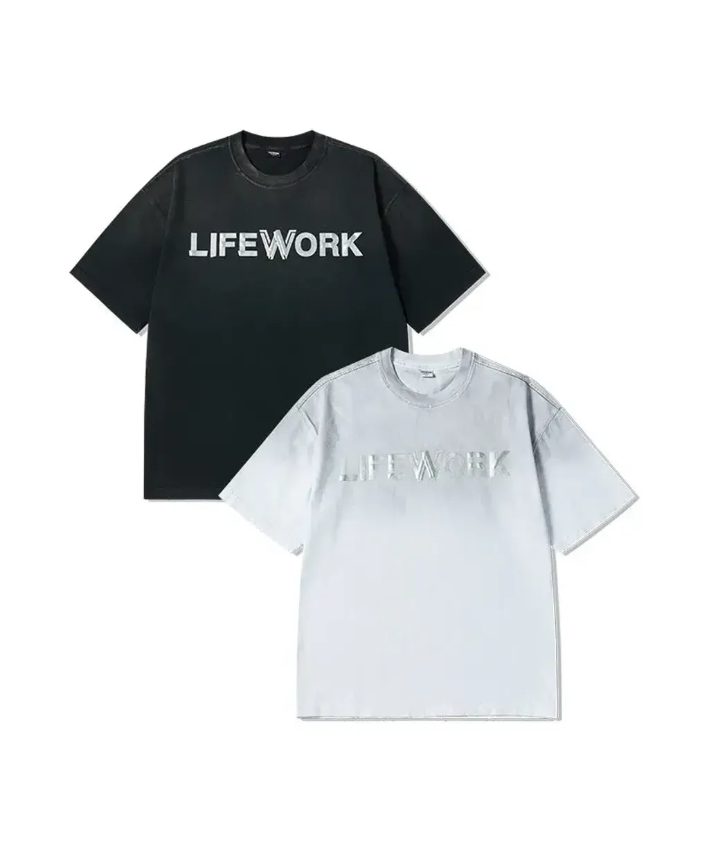 JuzBeauty_JuzBeautyMalaysia_JuzPretty_Authentic_Kbeauty_Malaysia_Skin_Care_Cosmetics_K-Beauty_Health_Care_korean_streetwear_US_Luxury_LIFEWORK Vintage Tape Graphic Short Sleeve T-Shirt Tee LW262TS426 上衣7