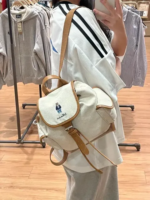 JuzBeauty_JuzBeautyMalaysia_JuzPretty_Authentic_Kbeauty_Malaysia_Skin_Care_Cosmetics_K-Beauty_Health_Care_korean_streetwear_US_Luxury_WHOAU Steve Canvas Backpack WHBGG2221A 双肩背包6