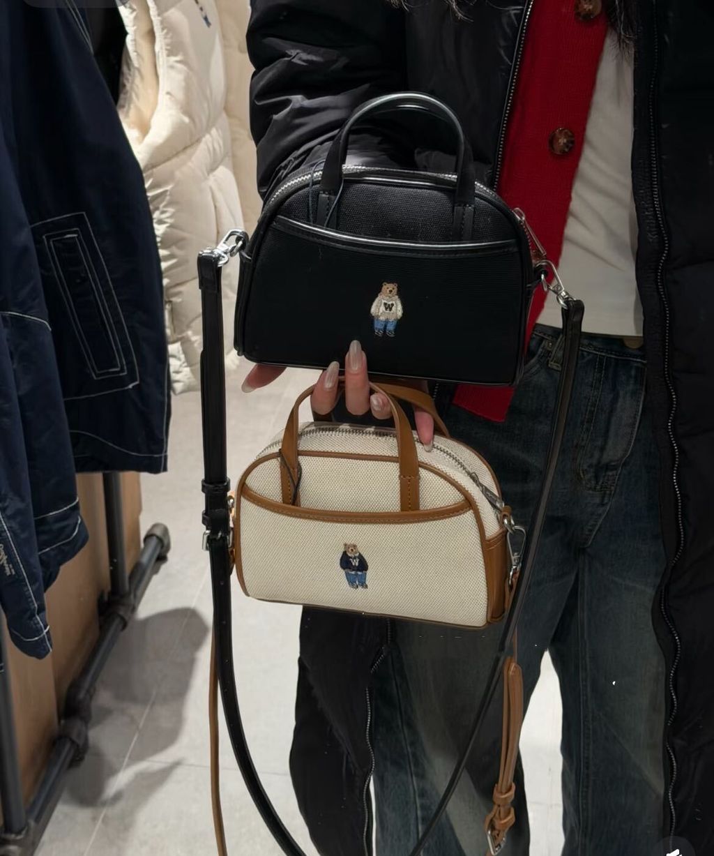 JuzBeauty_JuzBeautyMalaysia_JuzPretty_Authentic_Kbeauty_Malaysia_Skin_Care_Cosmetics_K-Beauty_Health_Care_korean_streetwear_US_Luxury_WHOAU Steve Canvas Mini Tote Bag WHBGG2223A 托特包5