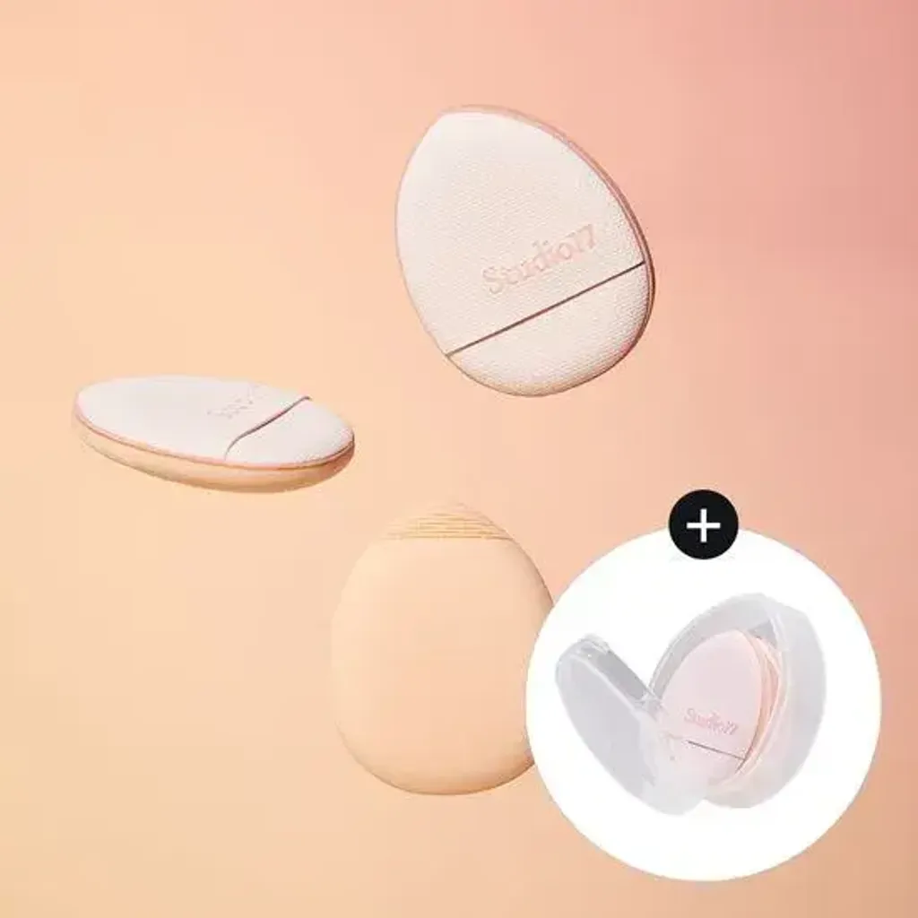 JuzBeauty_JuzBeautyMalaysia_JuzPretty_Authentic_Kbeauty_Malaysia_Skin_Care_Cosmetics_K-beauty_Health_Care_korean_streetwear_STUDIO17 Brush Fit Puff STUDIO 17 迷你水滴形气垫手指粉扑10