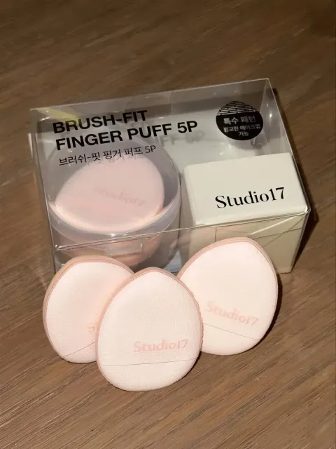 JuzBeauty_JuzBeautyMalaysia_JuzPretty_Authentic_Kbeauty_Malaysia_Skin_Care_Cosmetics_K-beauty_Health_Care_korean_streetwear_STUDIO17 Brush Fit Puff STUDIO 17 迷你水滴形气垫手指粉扑1