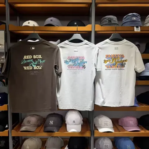 JuzBeauty_JuzBeautyMalaysia_JuzPretty_Authentic_Kbeauty_Malaysia_Skin_Care_Cosmetics_K-Beauty_Health_Care_korean_streetwear_US_Luxury_MLB Vintage Back Graphic Short-sleeve T-shirt Tee 3ATSV1663 上衣13