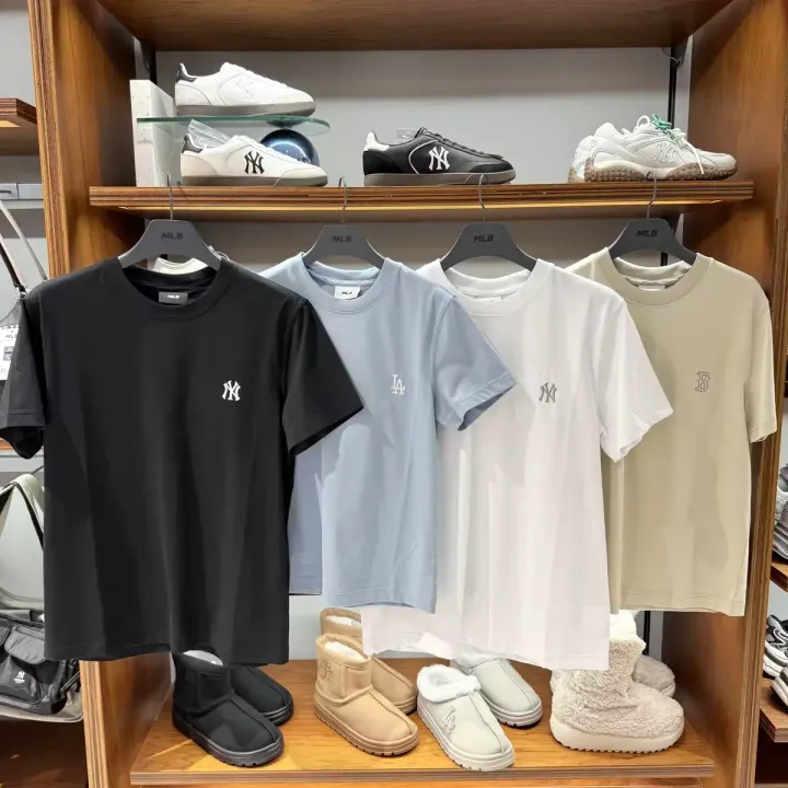 JuzBeauty_JuzBeautyMalaysia_JuzPretty_Authentic_Kbeauty_Malaysia_Skin_Care_Cosmetics_K-Beauty_Health_Care_korean_streetwear_US_Luxury_MLB Basic Comfortable Fit Short Sleeve T-Shirt Tee 3ATSB0163 上衣32