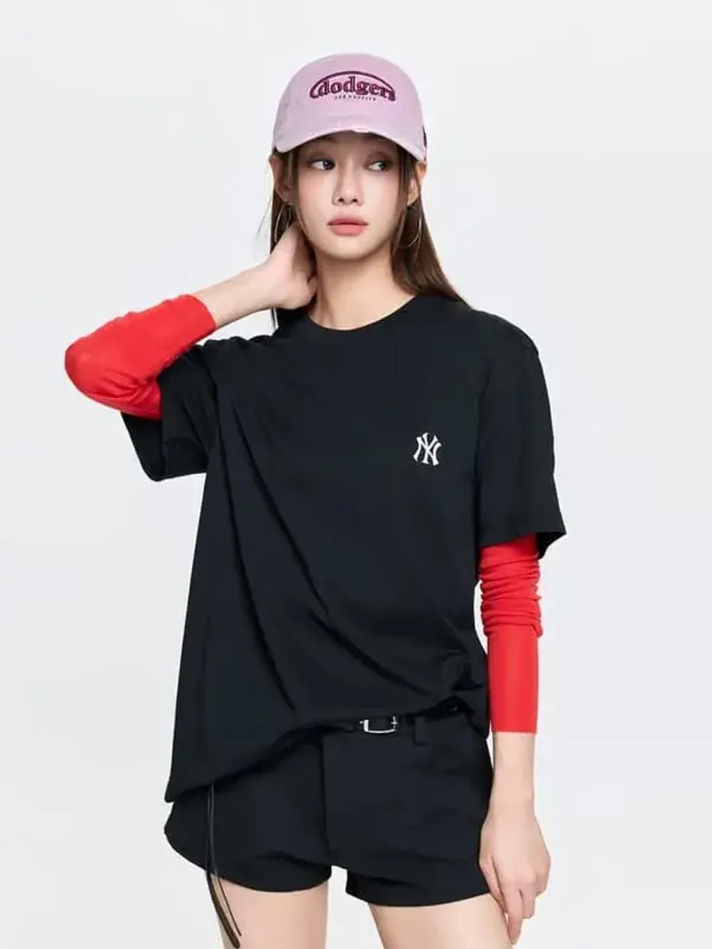 JuzBeauty_JuzBeautyMalaysia_JuzPretty_Authentic_Kbeauty_Malaysia_Skin_Care_Cosmetics_K-Beauty_Health_Care_korean_streetwear_US_Luxury_MLB Basic Comfortable Fit Short Sleeve T-Shirt Tee 3ATSB0163 上衣18