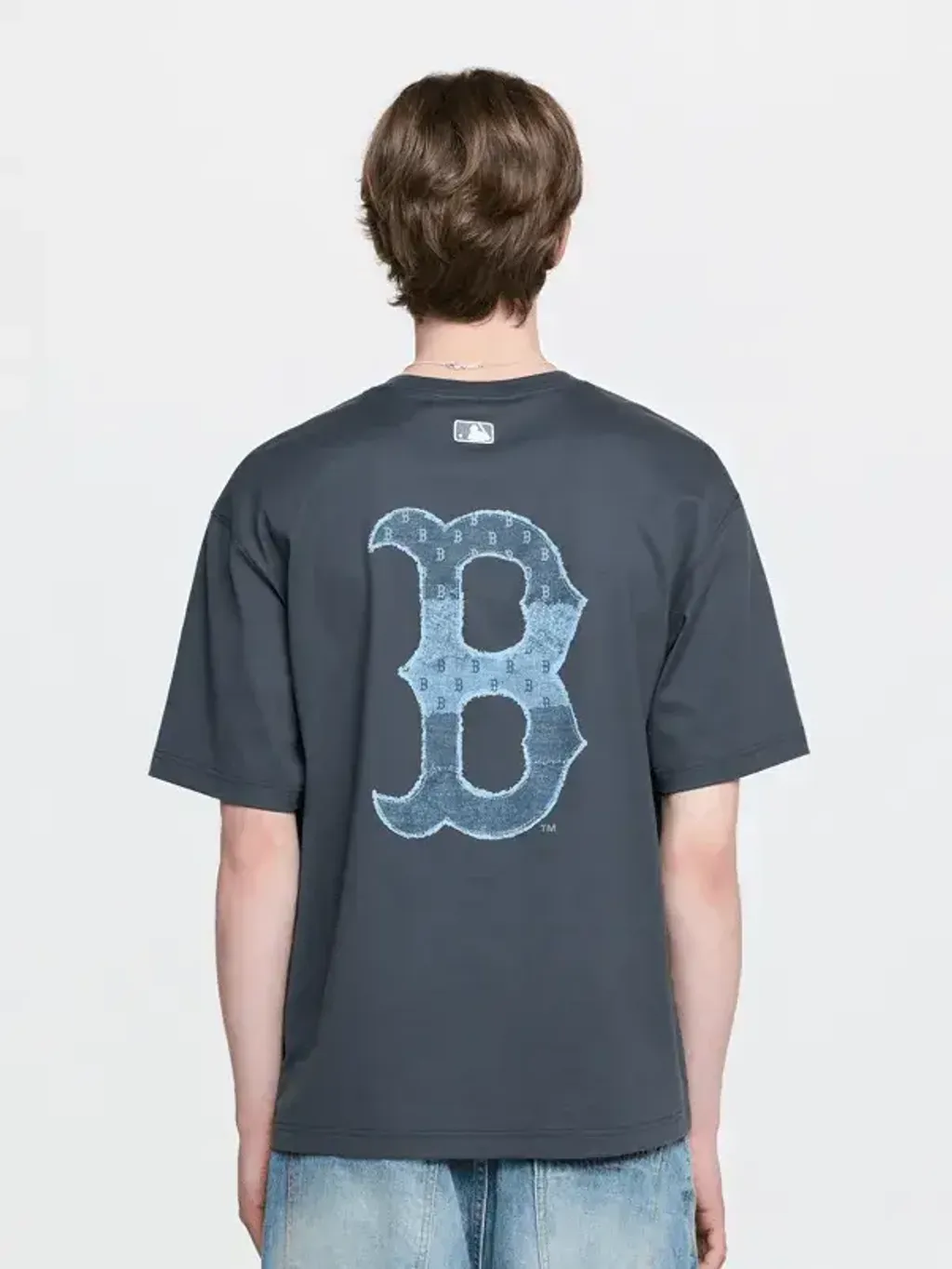 JuzBeauty_JuzBeautyMalaysia_JuzPretty_Authentic_Kbeauty_Malaysia_Skin_Care_Cosmetics_K-Beauty_Health_Care_korean_streetwear_US_Luxury_MLB Vintage Denim-like Monogram Big Lux Oversized Short Sleeve T-Shirt Tee 3ATSM0663 上衣14