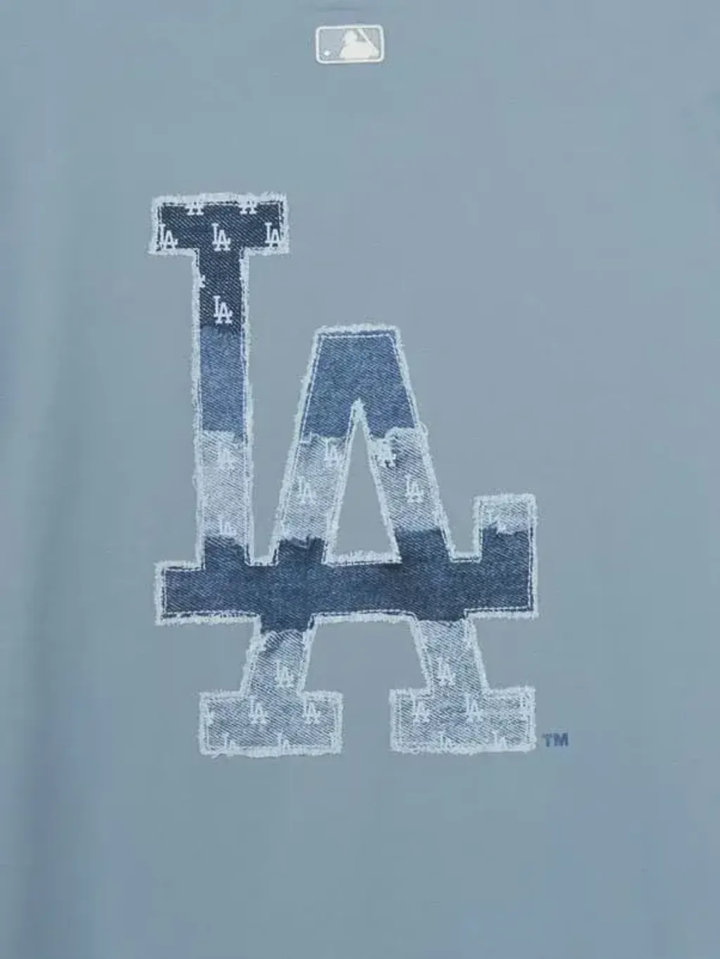 JuzBeauty_JuzBeautyMalaysia_JuzPretty_Authentic_Kbeauty_Malaysia_Skin_Care_Cosmetics_K-Beauty_Health_Care_korean_streetwear_US_Luxury_MLB Vintage Denim-like Monogram Big Lux Oversized Short Sleeve T-Shirt Tee 3ATSM0663 上衣34