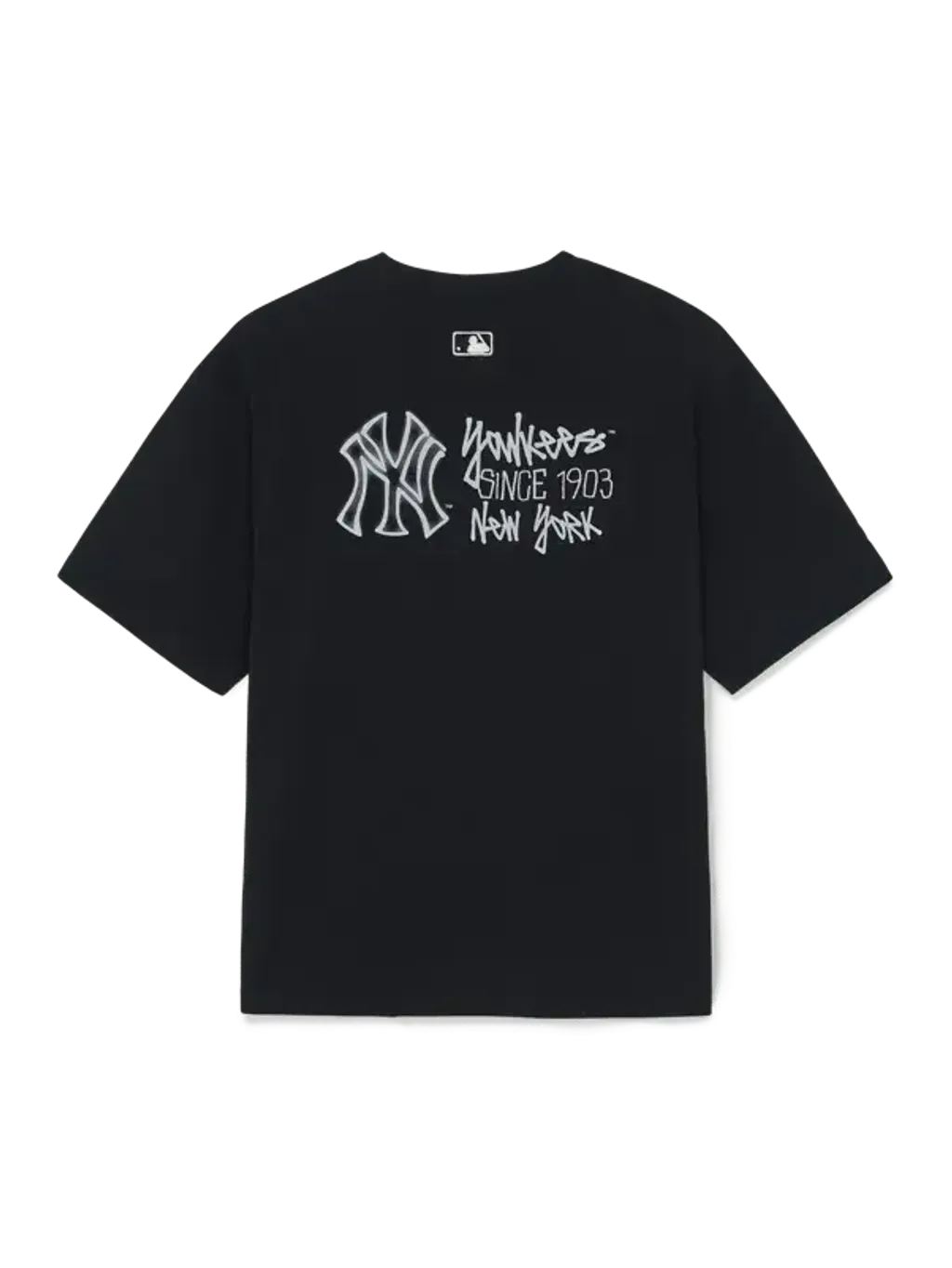 JuzBeauty_JuzBeautyMalaysia_JuzPretty_Authentic_Kbeauty_Malaysia_Skin_Care_Cosmetics_K-Beauty_Health_Care_korean_streetwear_US_Luxury_MLB Basic Back Street Logo Oversized Short Sleeve T-shirt Tee 3ATSB0863 上衣1