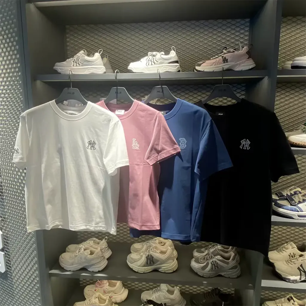 JuzBeauty_JuzBeautyMalaysia_JuzPretty_Authentic_Kbeauty_Malaysia_Skin_Care_Cosmetics_K-Beauty_Health_Care_korean_streetwear_US_Luxury_MLB Basic Back Street Logo Oversized Short Sleeve T-shirt Tee 3ATSB0863 上衣15