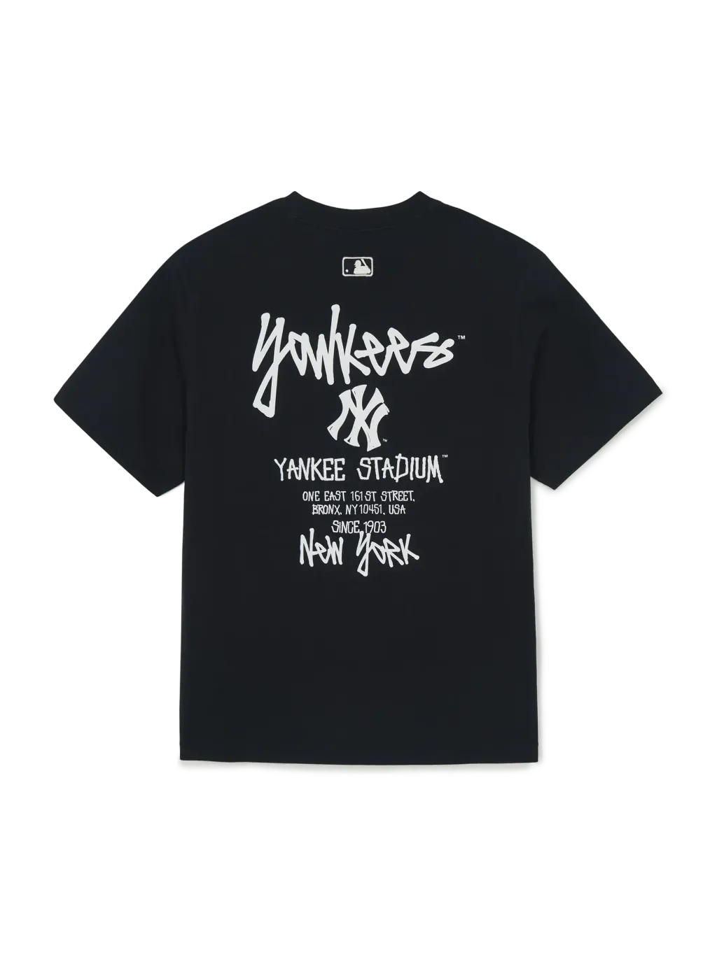 JuzBeauty_JuzBeautyMalaysia_JuzPretty_Authentic_Kbeauty_Malaysia_Skin_Care_Cosmetics_K-Beauty_Health_Care_korean_streetwear_US_Luxury_MLB Basic Street Back Letter Oversized Short Sleeve T-shirt Tee 3ATSB1063 上衣12