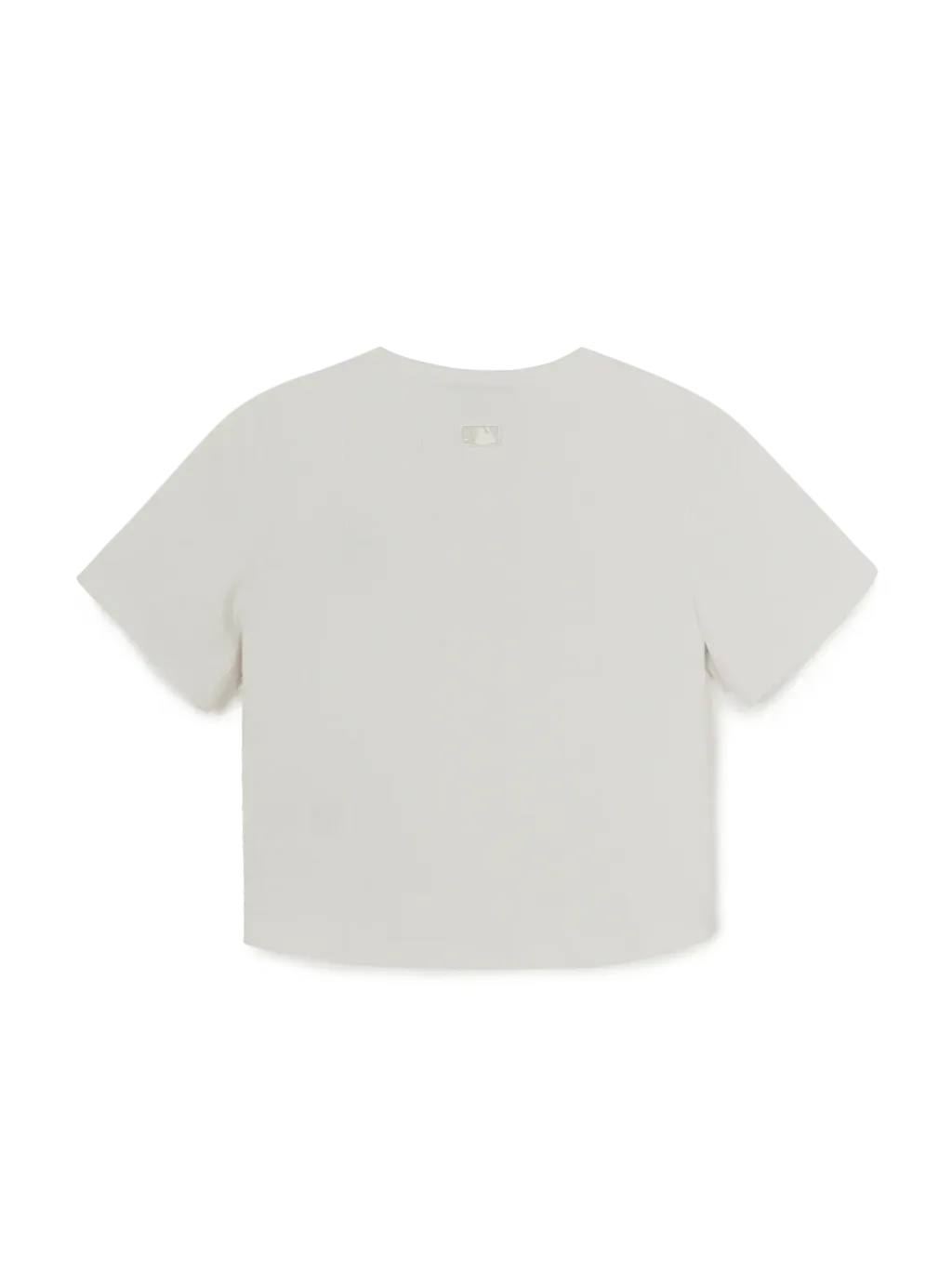 JuzBeauty_JuzBeautyMalaysia_JuzPretty_Authentic_Kbeauty_Malaysia_Skin_Care_Cosmetics_K-Beauty_Health_Care_korean_streetwear_US_Luxury_MLB Women's Vintage Slim Ribbed Henley Neck Short Sleeve T-shirt Tee 3FTSB1063 女款上衣2