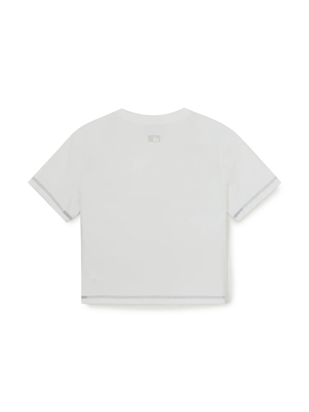 JuzBeauty_JuzBeautyMalaysia_JuzPretty_Authentic_Kbeauty_Malaysia_Skin_Care_Cosmetics_K-Beauty_Health_Care_korean_streetwear_US_Luxury_MLB Women's Basic Small Logo Slim Cropped Short Sleeve T-shirt Tee 3FTSB5163 女款上衣11