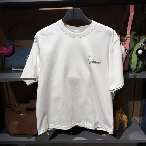 JuzBeauty_JuzBeautyMalaysia_JuzPretty_Authentic_Kbeauty_Malaysia_Skin_Care_Cosmetics_K-Beauty_Health_Care_korean_streetwear_US_Luxury_MLB Sheriff Lettering Semi-Overfit Short Sleeve T-Shirt Tee 3ATSB8263 上衣2