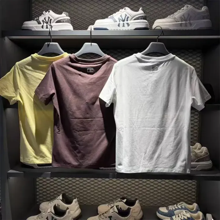 JuzBeauty_JuzBeautyMalaysia_JuzPretty_Authentic_Kbeauty_Malaysia_Skin_Care_Cosmetics_K-Beauty_Health_Care_korean_streetwear_US_Luxury_MLB Women's Basic Slim Fit Cleveland Guardians Short Sleeve T-shirt Tee 3FTSB5063 女款上衣35