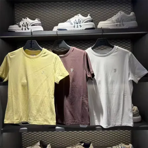 JuzBeauty_JuzBeautyMalaysia_JuzPretty_Authentic_Kbeauty_Malaysia_Skin_Care_Cosmetics_K-Beauty_Health_Care_korean_streetwear_US_Luxury_MLB Women's Basic Slim Fit Cleveland Guardians Short Sleeve T-shirt Tee 3FTSB5063 女款上衣34