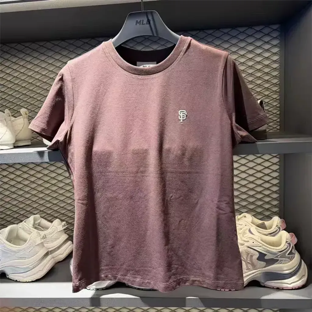 JuzBeauty_JuzBeautyMalaysia_JuzPretty_Authentic_Kbeauty_Malaysia_Skin_Care_Cosmetics_K-Beauty_Health_Care_korean_streetwear_US_Luxury_MLB Women's Basic Slim Fit Cleveland Guardians Short Sleeve T-shirt Tee 3FTSB5063 女款上衣37