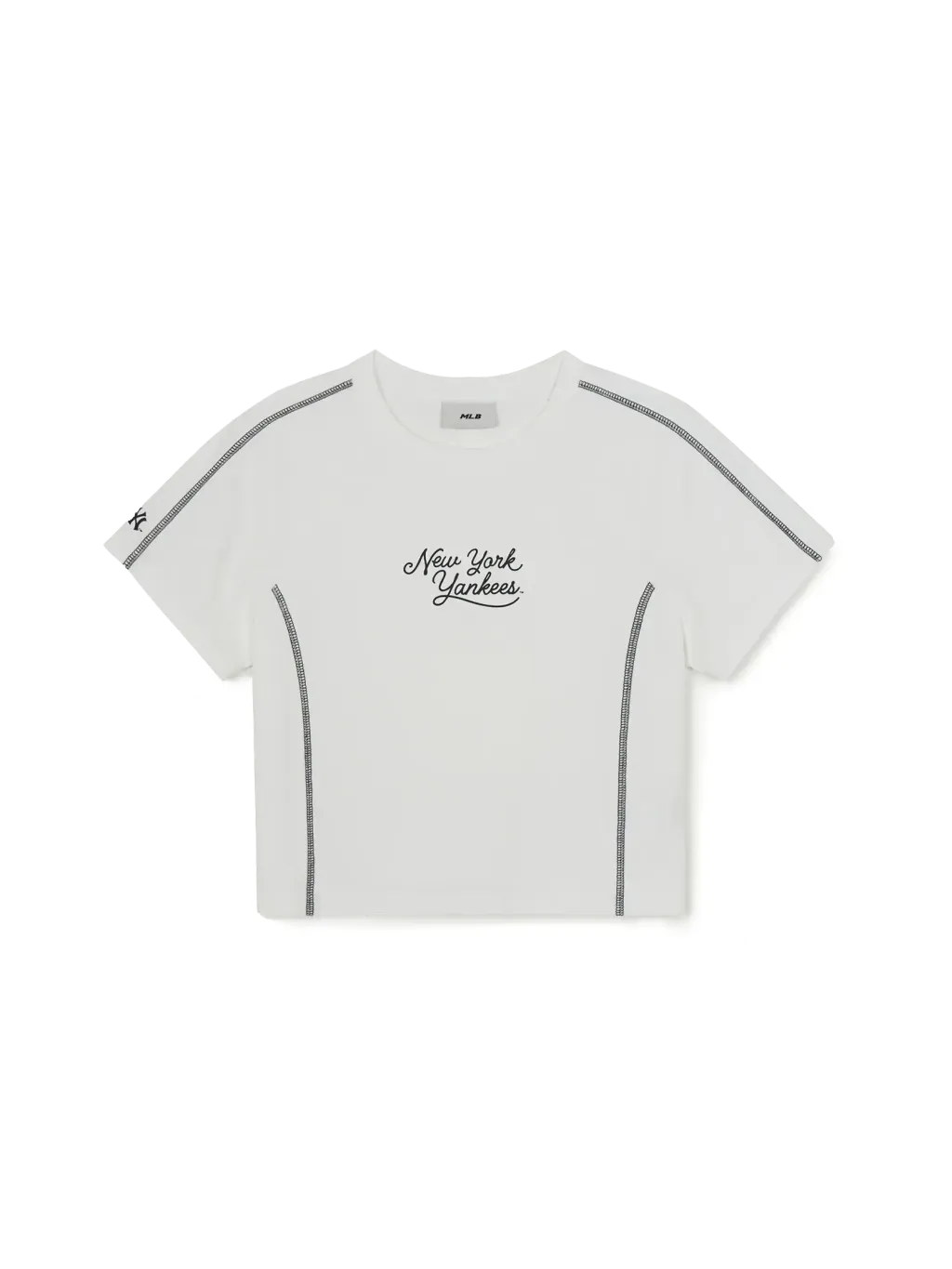 JuzBeauty_JuzBeautyMalaysia_JuzPretty_Authentic_Kbeauty_Malaysia_Skin_Care_Cosmetics_K-Beauty_Health_Care_korean_streetwear_US_Luxury_MLB Women's Sportive Track Crop Short Sleeve T-shirt Tee 3FTSV0263 女款上衣17