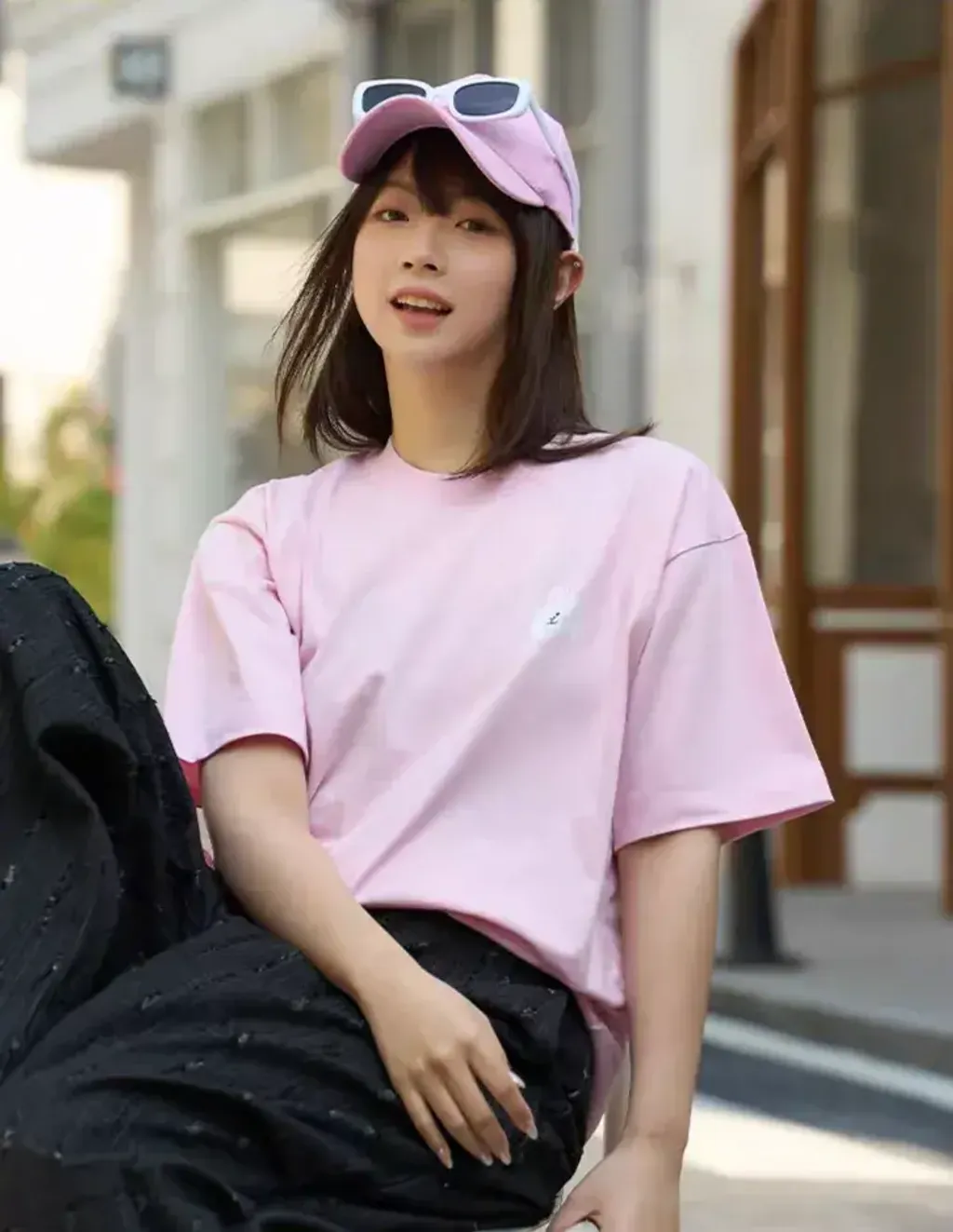 JuzBeauty_JuzBeautyMalaysia_JuzPretty_Authentic_Kbeauty_Malaysia_Skin_Care_Cosmetics_K-Beauty_Health_Care_korean_streetwear_US_Luxury_ADLV x LINE FRIENDS Basic Logo With Line Friends Short Sleeve T-shirt Tee 上衣8