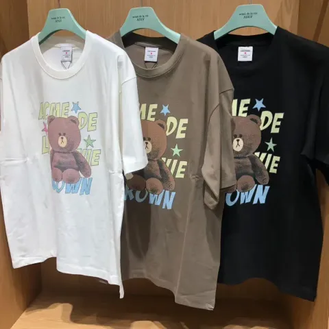 JuzBeauty_JuzBeautyMalaysia_JuzPretty_Authentic_Kbeauty_Malaysia_Skin_Care_Cosmetics_K-Beauty_Health_Care_korean_streetwear_US_Luxury_ADLV x LINE FRIENDS Brown Star Short Sleeve T-shirt Tee 上衣5