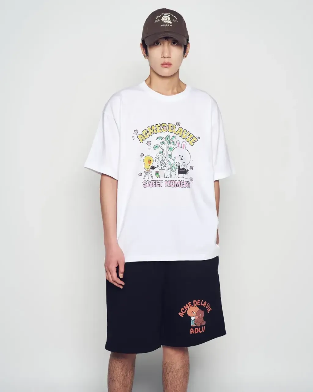 JuzBeauty_JuzBeautyMalaysia_JuzPretty_Authentic_Kbeauty_Malaysia_Skin_Care_Cosmetics_K-Beauty_Health_Care_korean_streetwear_US_Luxury_ADLV x LINE FRIENDS Brown Line Friends Ball Cap 帽14