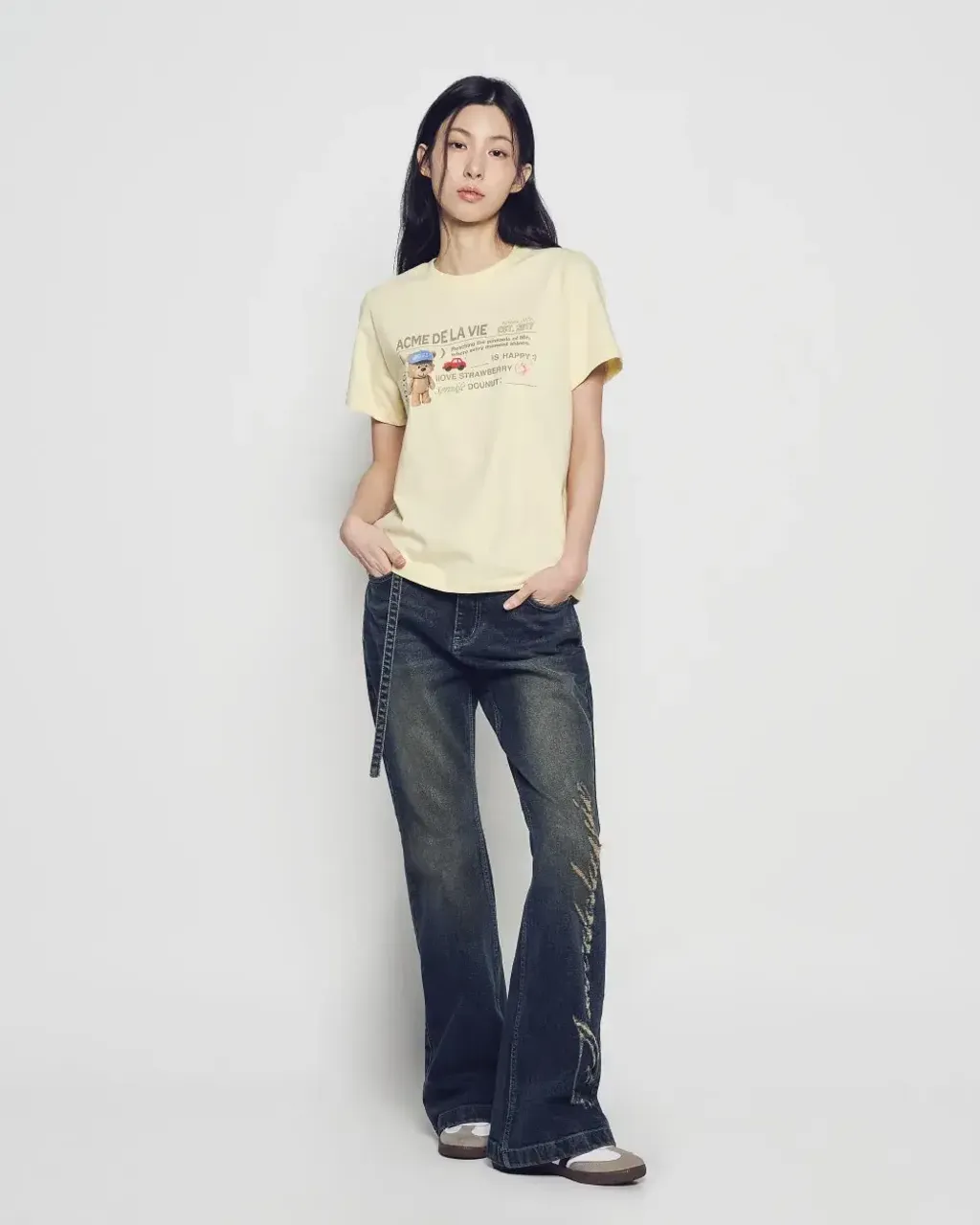 JuzBeauty_JuzBeautyMalaysia_JuzPretty_Authentic_Kbeauty_Malaysia_Skin_Care_Cosmetics_K-Beauty_Health_Care_korean_streetwear_US_Luxury_ADLV Woman Typing Profile Short Sleeve T-Shirt Tee 上衣11