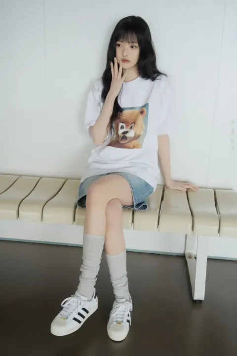 ADLV AC Bear Baby Face Jewelry Short Sleeve T-Shirt Tee 上衣2