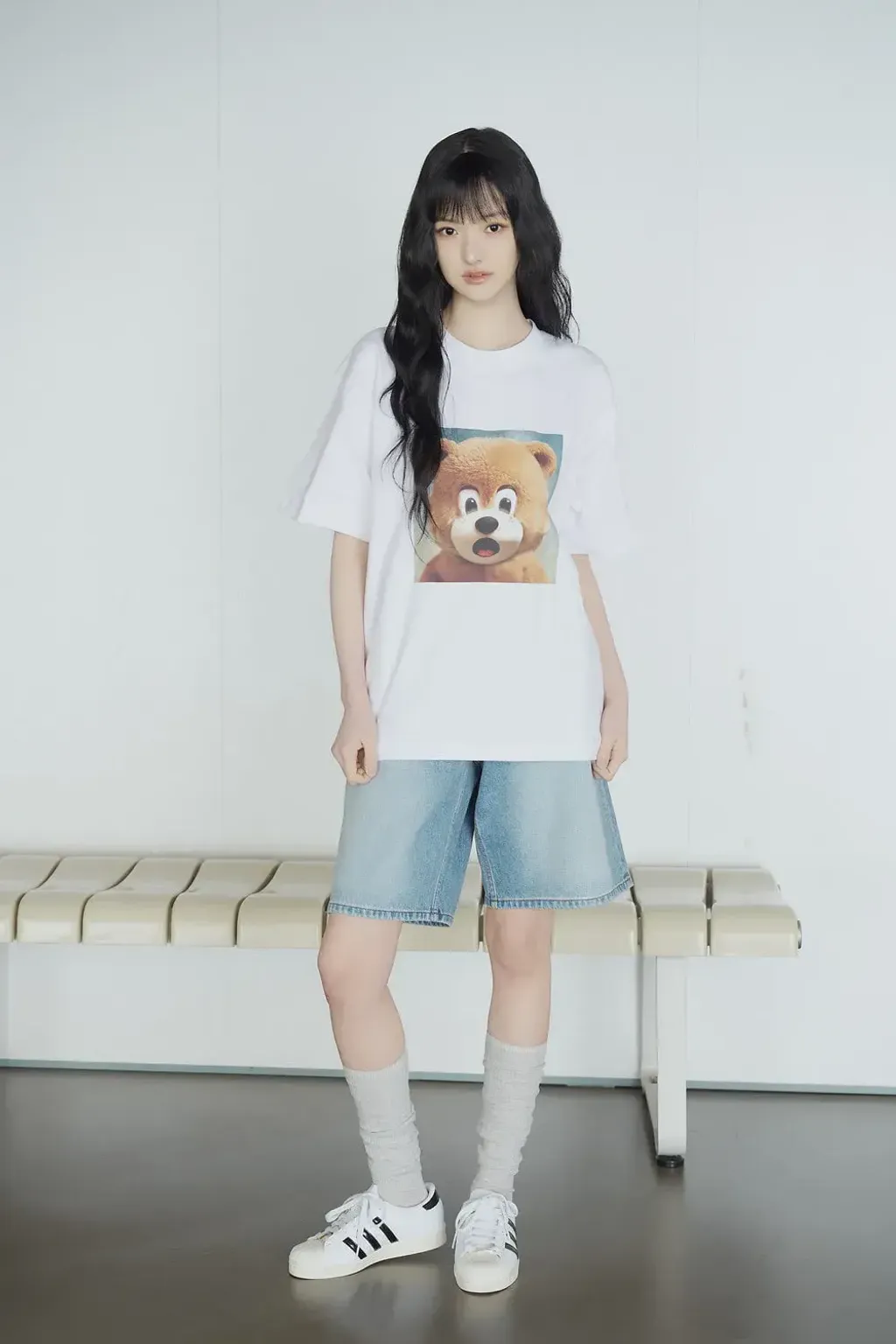 ADLV AC Bear Baby Face Jewelry Short Sleeve T-Shirt Tee 上衣10
