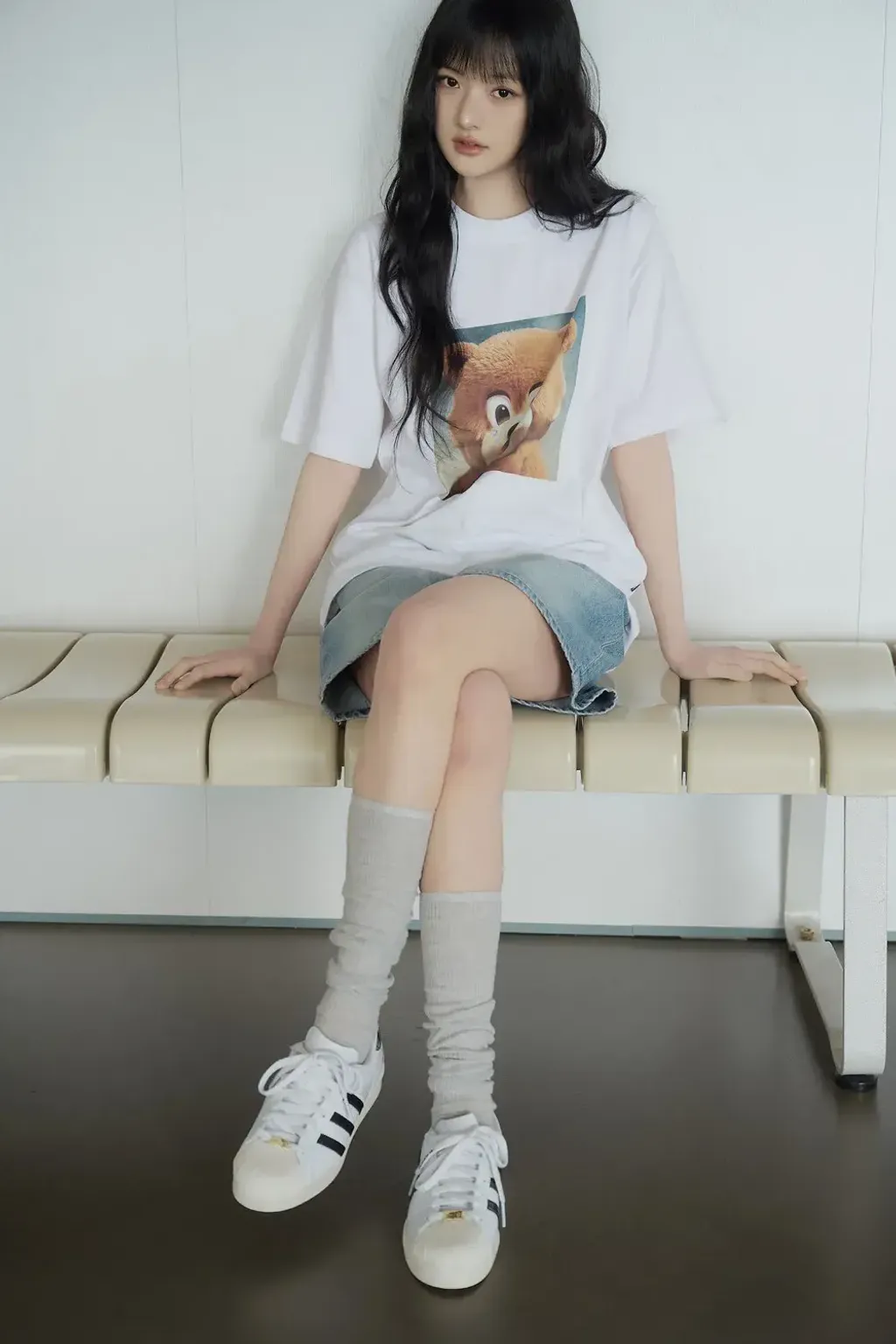 ADLV AC Bear Baby Face Jewelry Short Sleeve T-Shirt Tee 上衣12