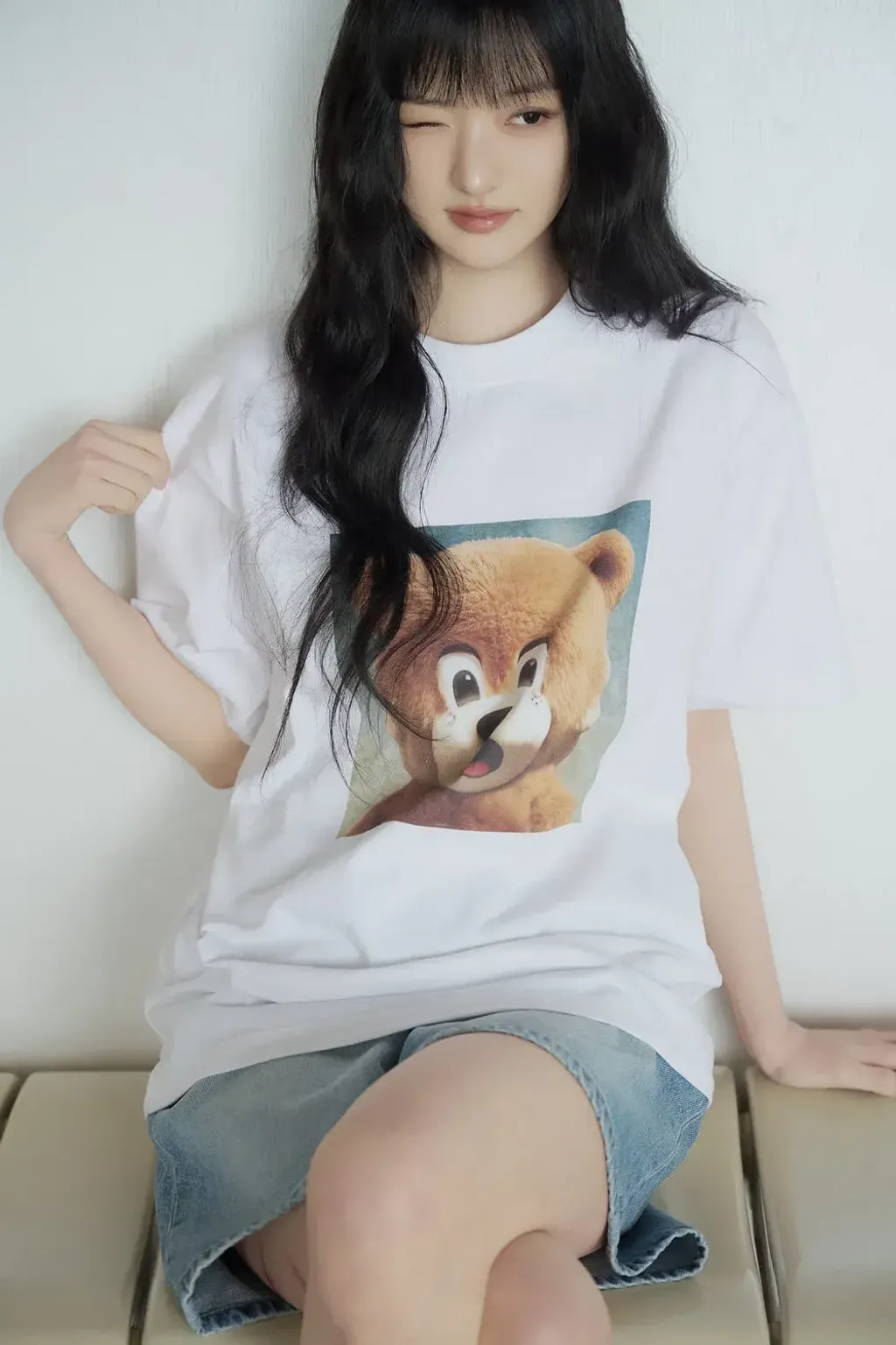 ADLV AC Bear Baby Face Jewelry Short Sleeve T-Shirt Tee 上衣1