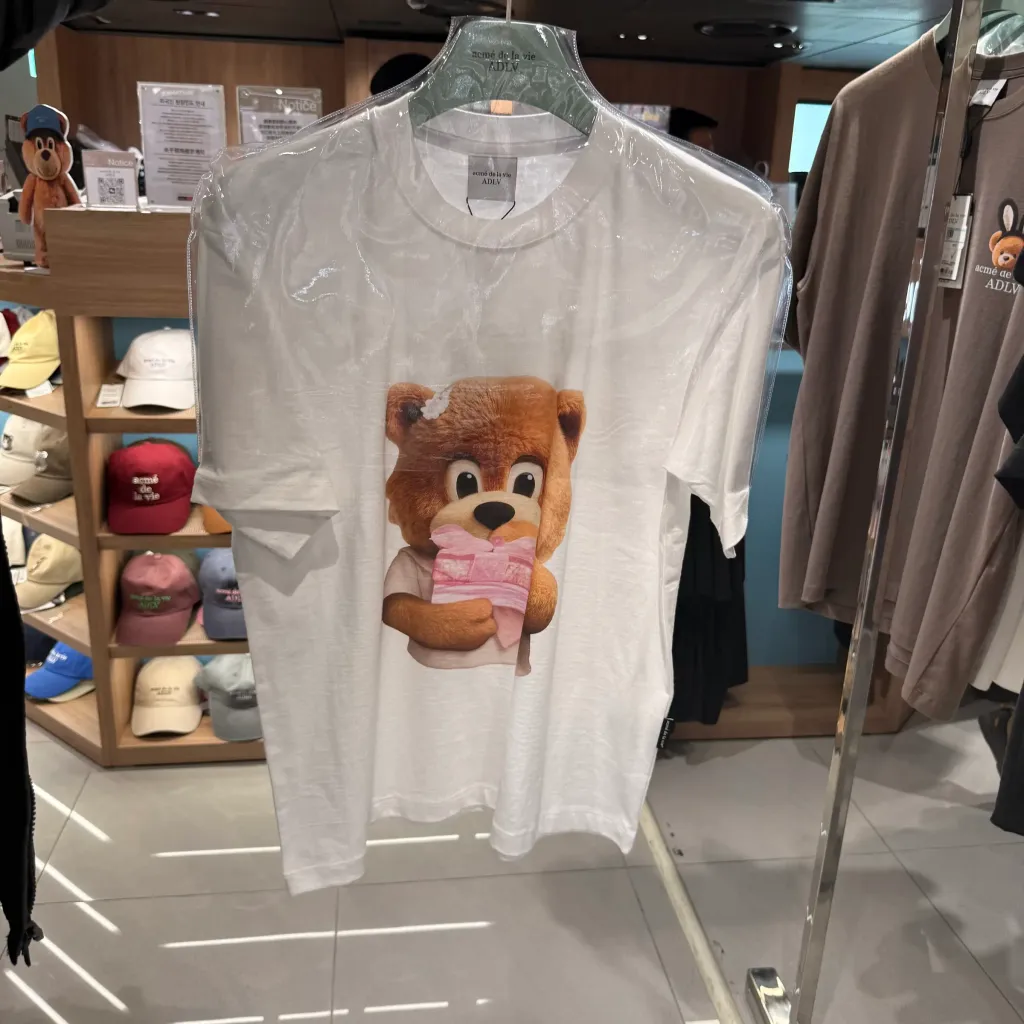 JuzBeauty_JuzBeautyMalaysia_JuzPretty_Authentic_Kbeauty_Malaysia_Skin_Care_Cosmetics_K-Beauty_Health_Care_korean_streetwear_US_Luxury_ADLV AC Bear Baby Face Gift Short Sleeve T-Shirt Tee 上衣9