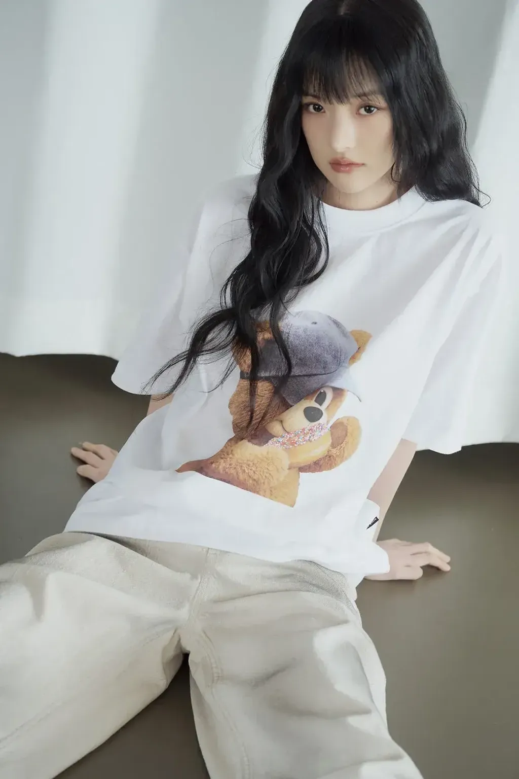 JuzBeauty_JuzBeautyMalaysia_JuzPretty_Authentic_Kbeauty_Malaysia_Skin_Care_Cosmetics_K-Beauty_Health_Care_korean_streetwear_US_Luxury_ADLV AC Bear Baby Face Cap Boy Short Sleeve T-Shirt Tee 上衣6