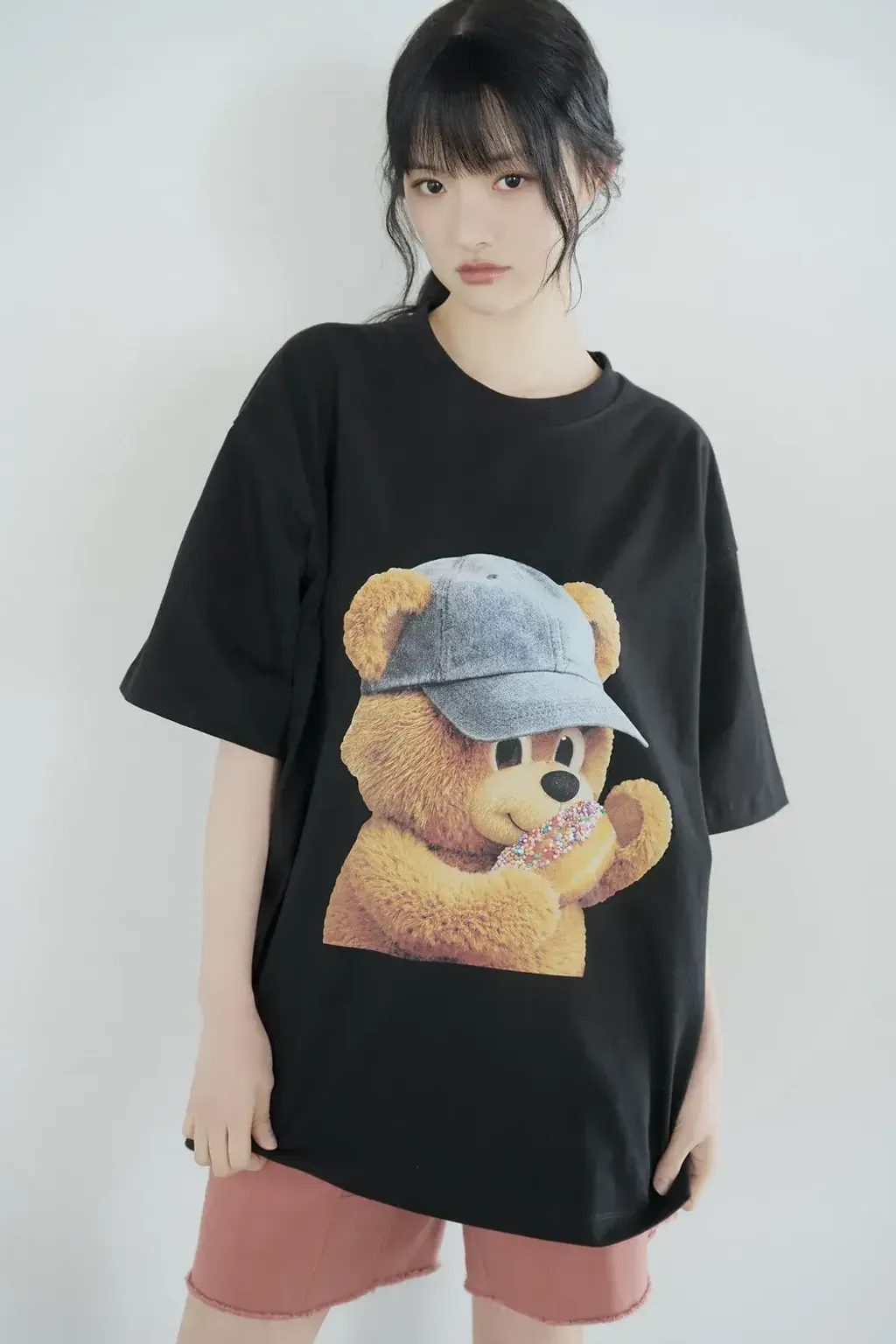 JuzBeauty_JuzBeautyMalaysia_JuzPretty_Authentic_Kbeauty_Malaysia_Skin_Care_Cosmetics_K-Beauty_Health_Care_korean_streetwear_US_Luxury_ADLV AC Bear Baby Face Cap Boy Short Sleeve T-Shirt Tee 上衣13