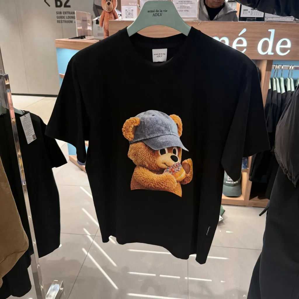 JuzBeauty_JuzBeautyMalaysia_JuzPretty_Authentic_Kbeauty_Malaysia_Skin_Care_Cosmetics_K-Beauty_Health_Care_korean_streetwear_US_Luxury_ADLV AC Bear Baby Face Cap Boy Short Sleeve T-Shirt Tee 上衣19