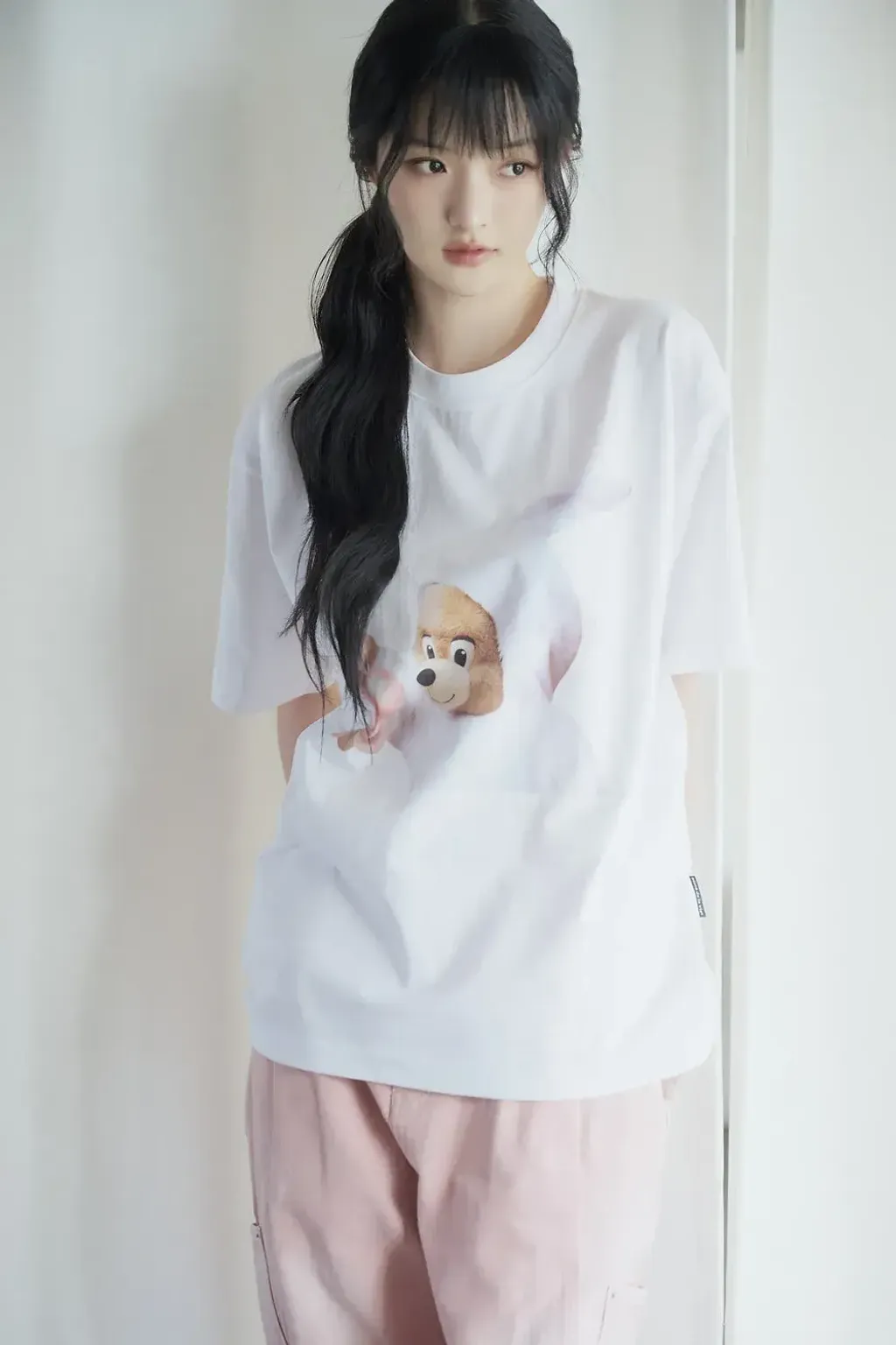 JuzBeauty_JuzBeautyMalaysia_JuzPretty_Authentic_Kbeauty_Malaysia_Skin_Care_Cosmetics_K-Beauty_Health_Care_korean_streetwear_US_Luxury_ADLV AC Bear Baby Face Bunny Short Sleeve T-Shirt Tee 上衣5