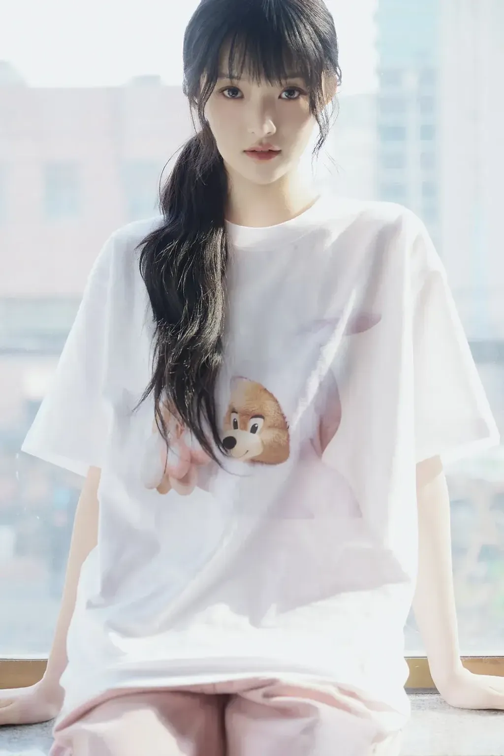 JuzBeauty_JuzBeautyMalaysia_JuzPretty_Authentic_Kbeauty_Malaysia_Skin_Care_Cosmetics_K-Beauty_Health_Care_korean_streetwear_US_Luxury_ADLV AC Bear Baby Face Bunny Short Sleeve T-Shirt Tee 上衣10